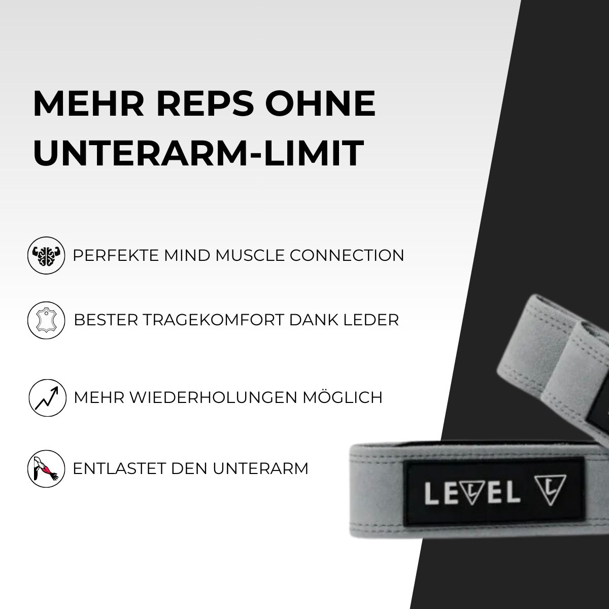 Leder Zughilfen® mit Dynamic-Grip-Formel™