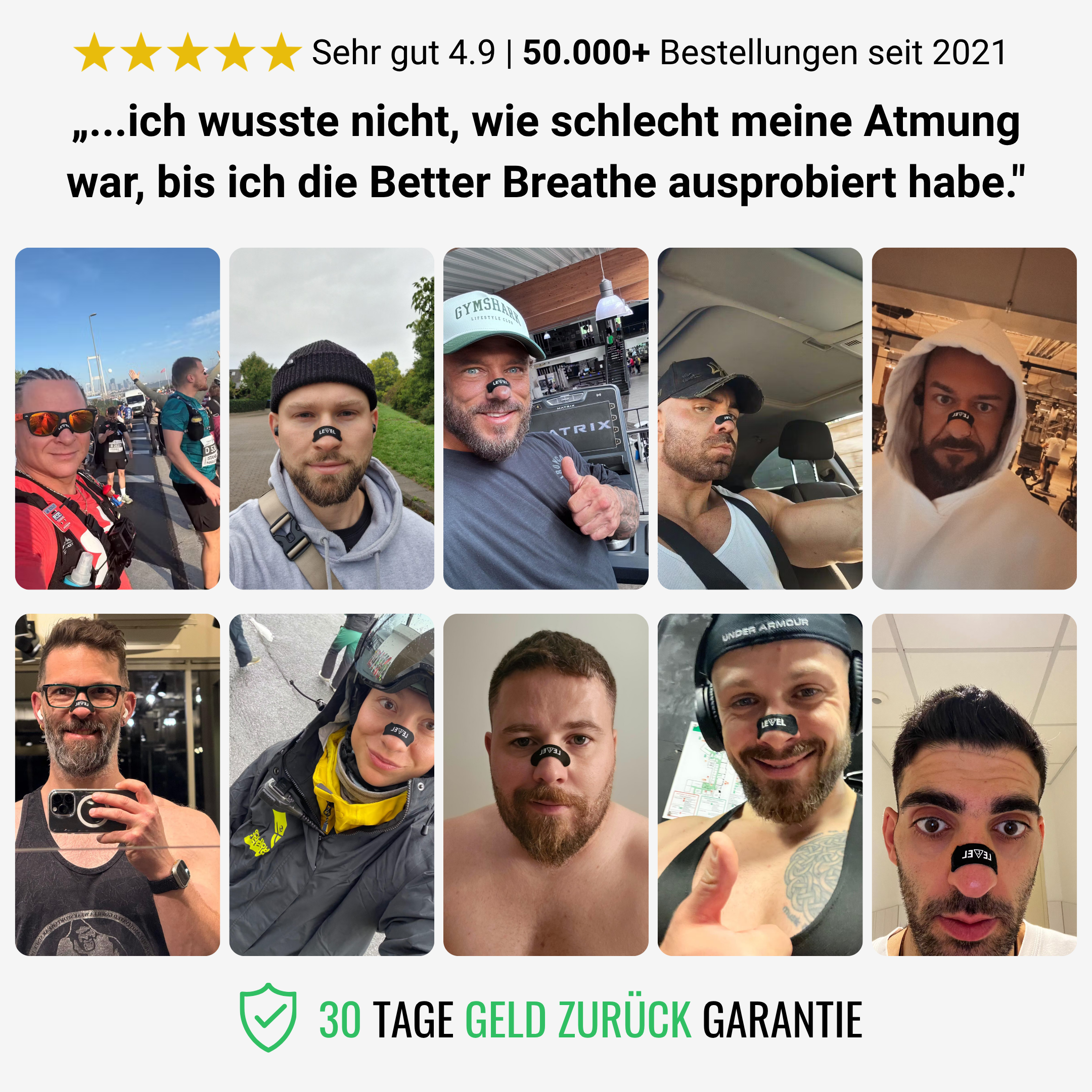 Better Breathe Nasenstrips mit SkinPro Klebeformel