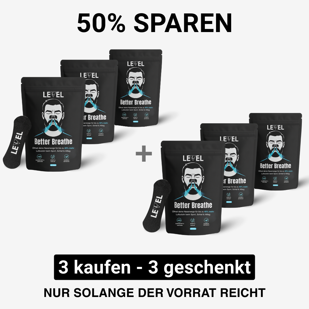 Better Breathe™ Nasenstrips mit 3D-Lift-Effekt