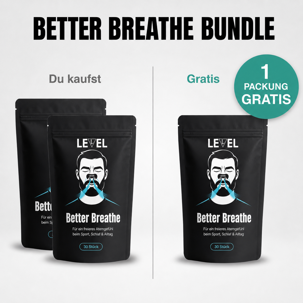 Better Breathe Nasenstrips mit SkinPro Klebeformel
