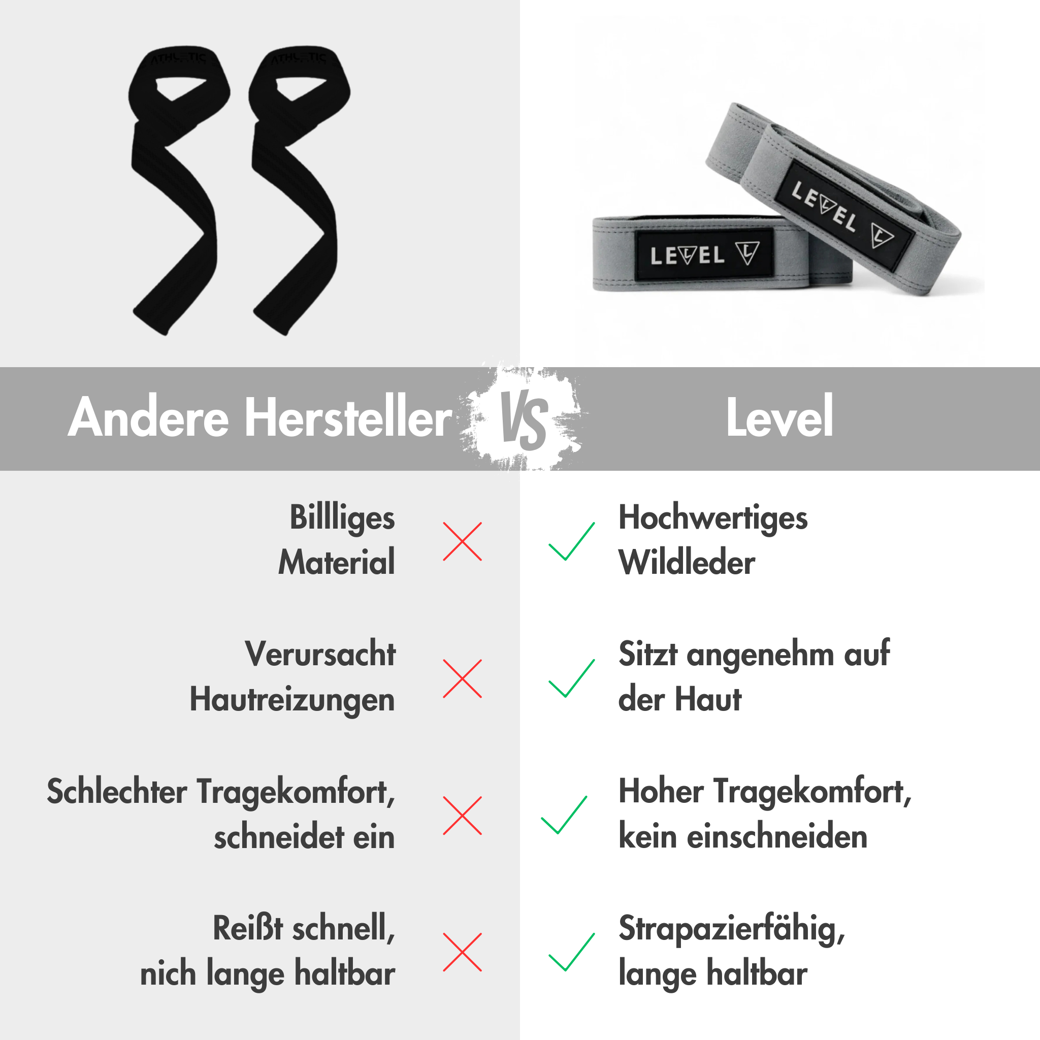 Leder Zughilfen® mit Dynamic-Grip-Formel™
