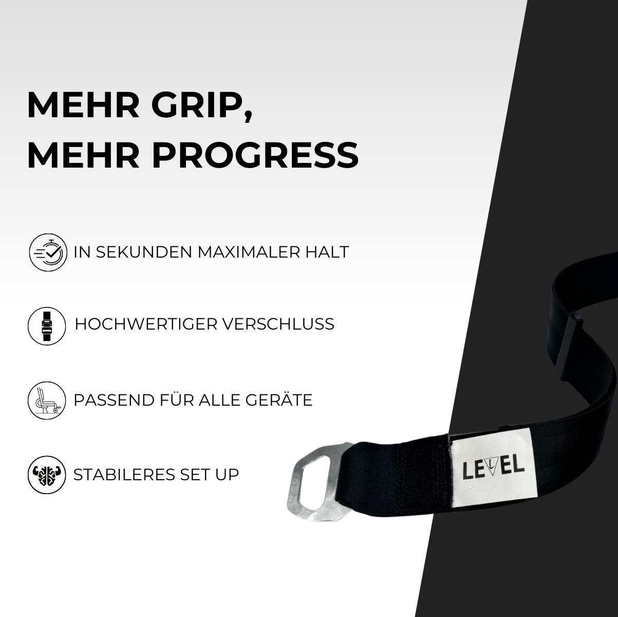 Level Gurt® mit UltraLock-Technologie™