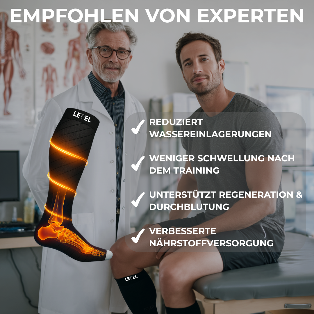 Recovery Socks® mit AntiSchweißKompression™