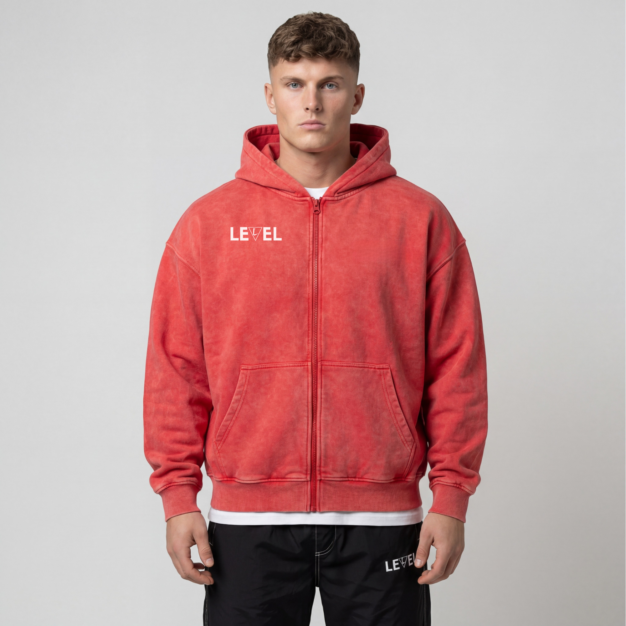 Heavy Washed Zipper