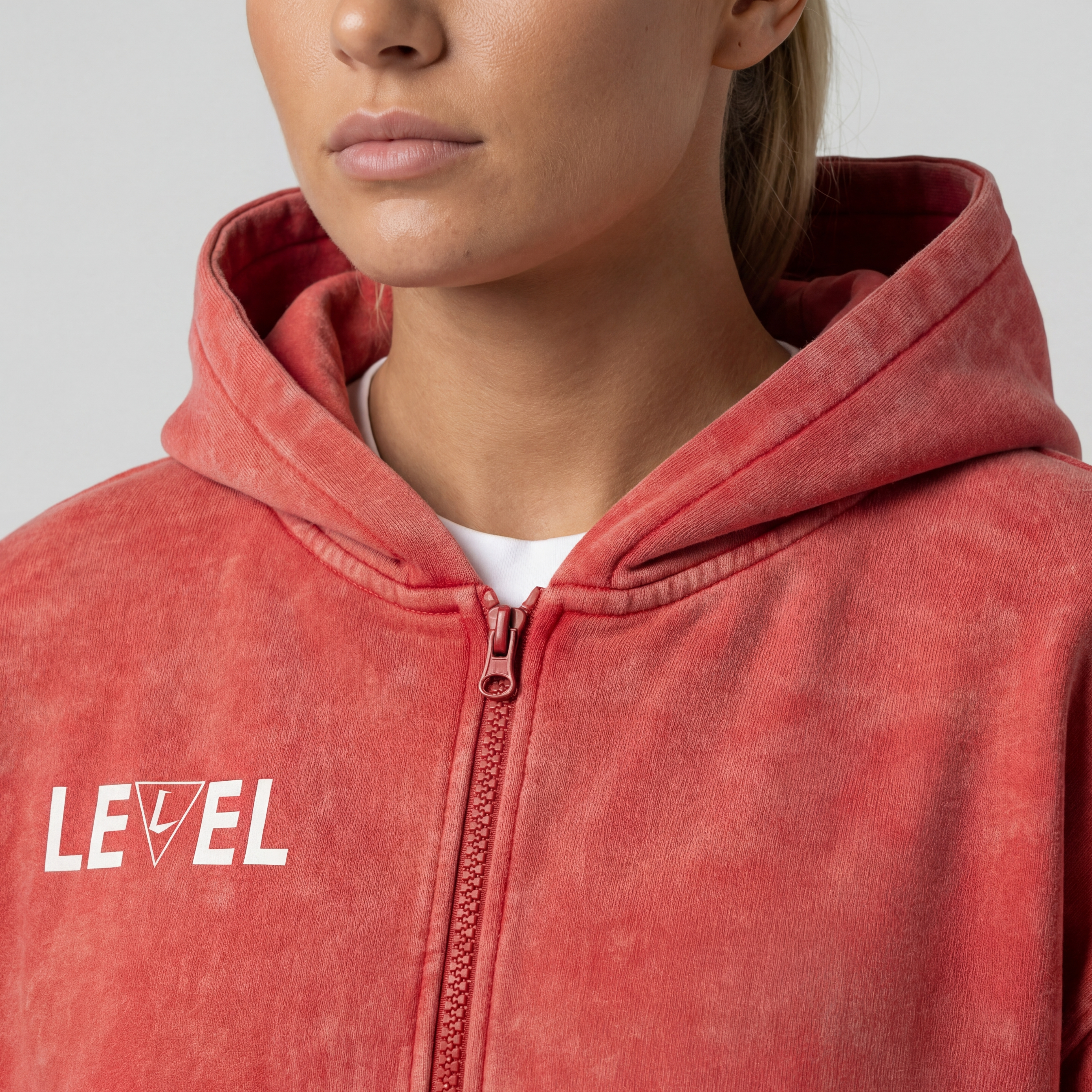Heavy Washed Zipper
