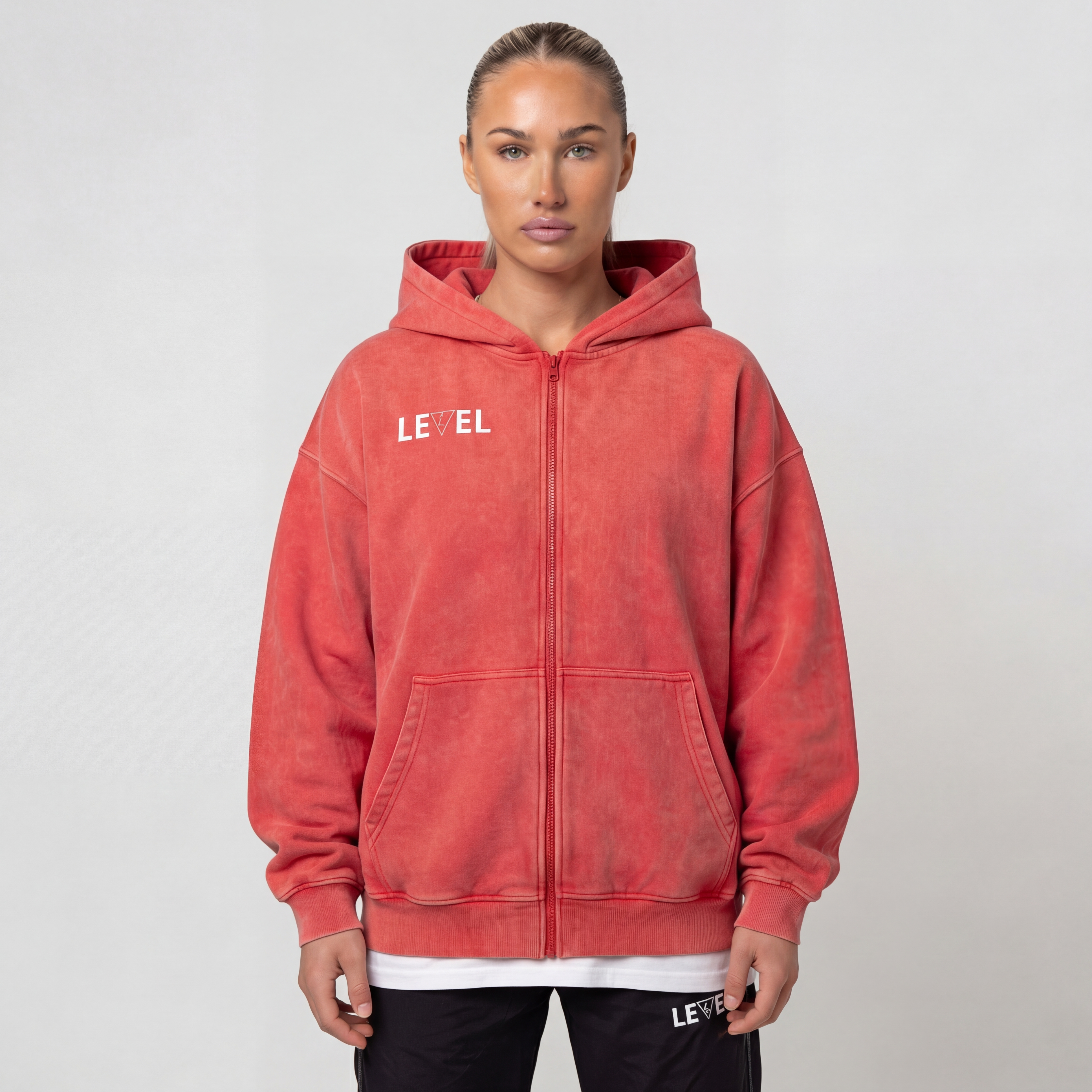 Heavy Washed Zipper