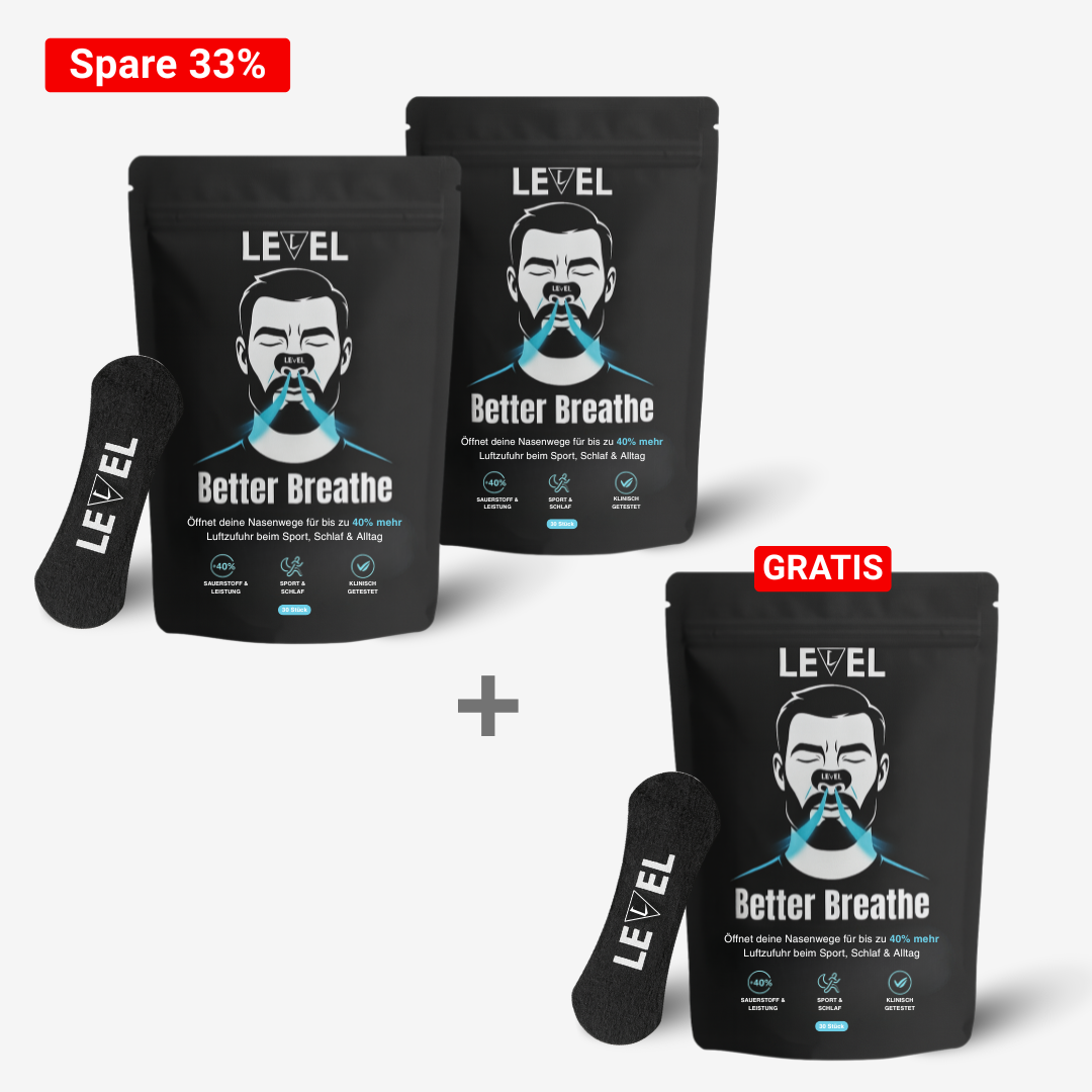 Better Breathe™ Nasenstrips mit 3D-Lift-Effekt