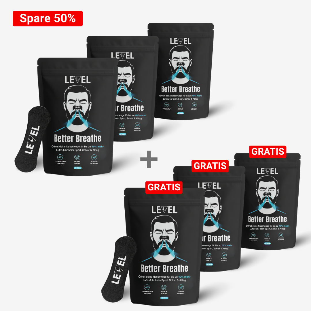 Better Breathe™ Nasenstrips mit 3D-Lift-Effekt