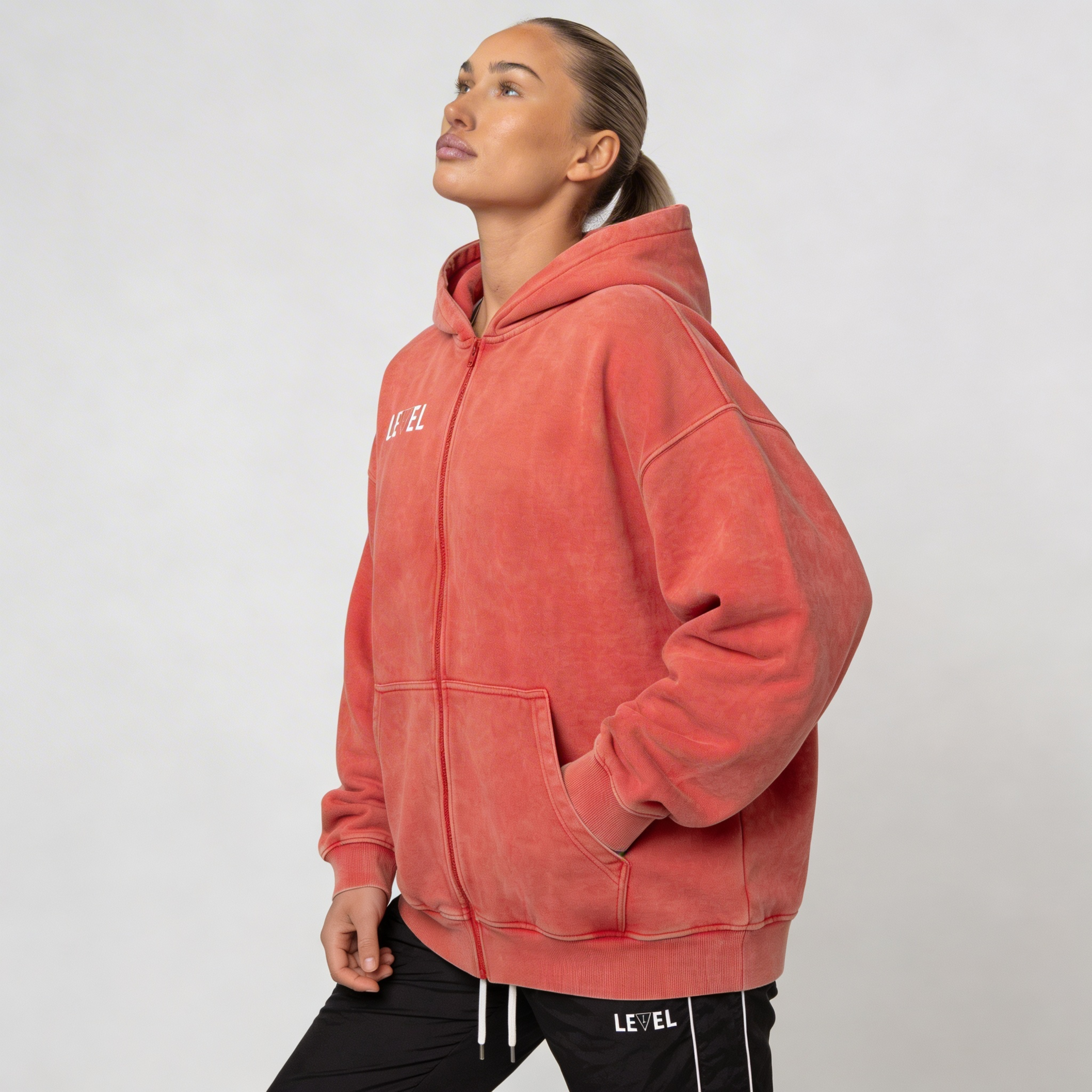 Heavy Washed Zipper