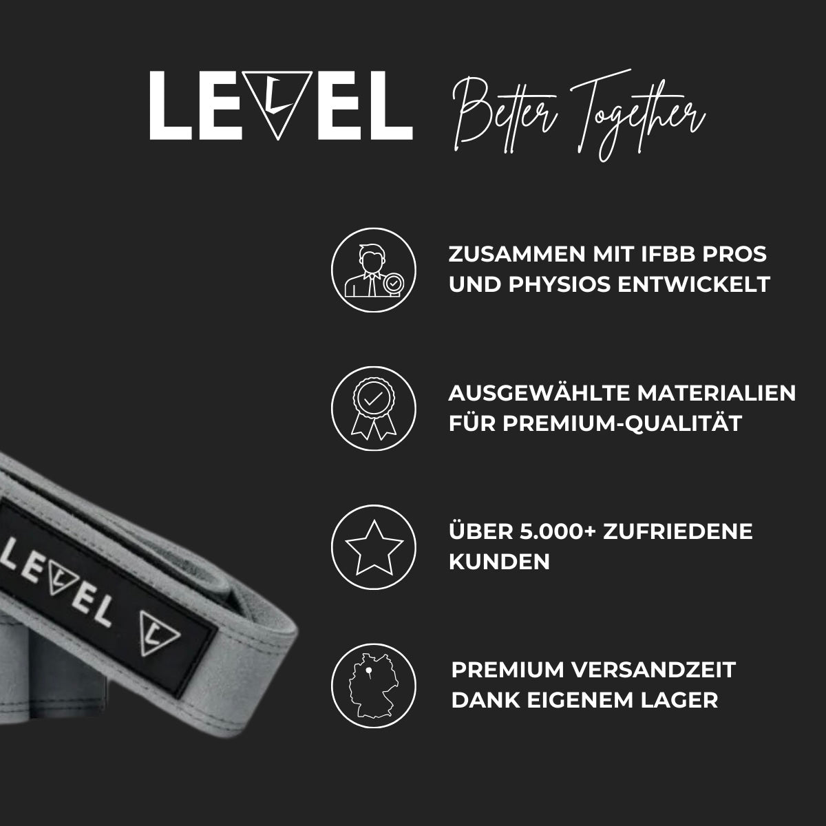 Leder Zughilfen® mit Dynamic-Grip-Formel™