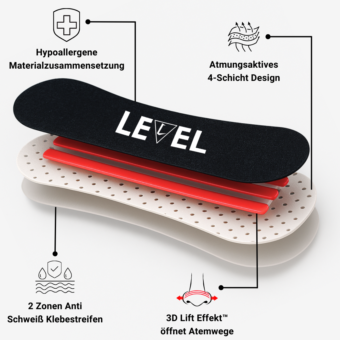 Better Breathe™ Nasenstrips mit 3D-Lift-Effekt