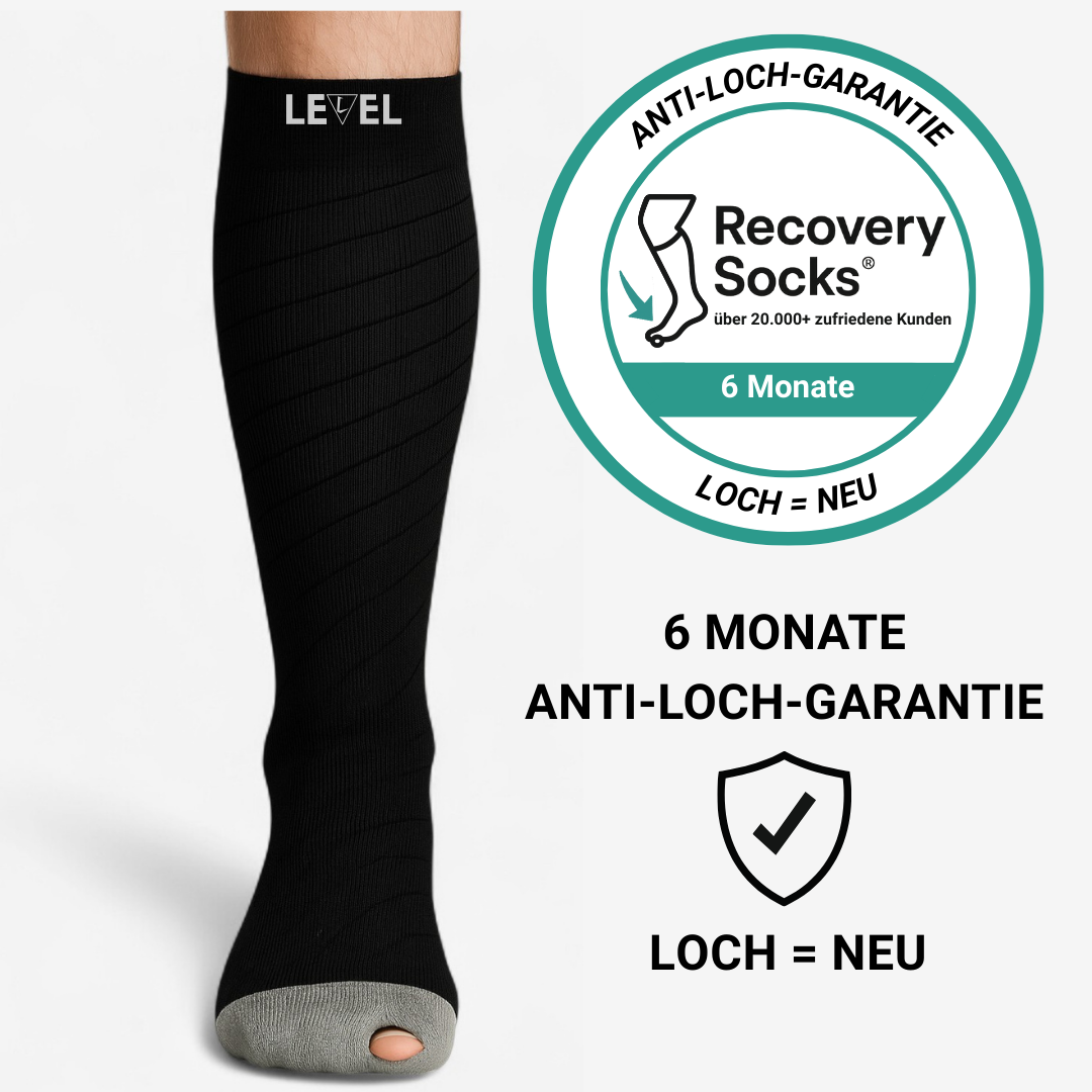 Recovery Socks® mit AntiSchweißKompression™