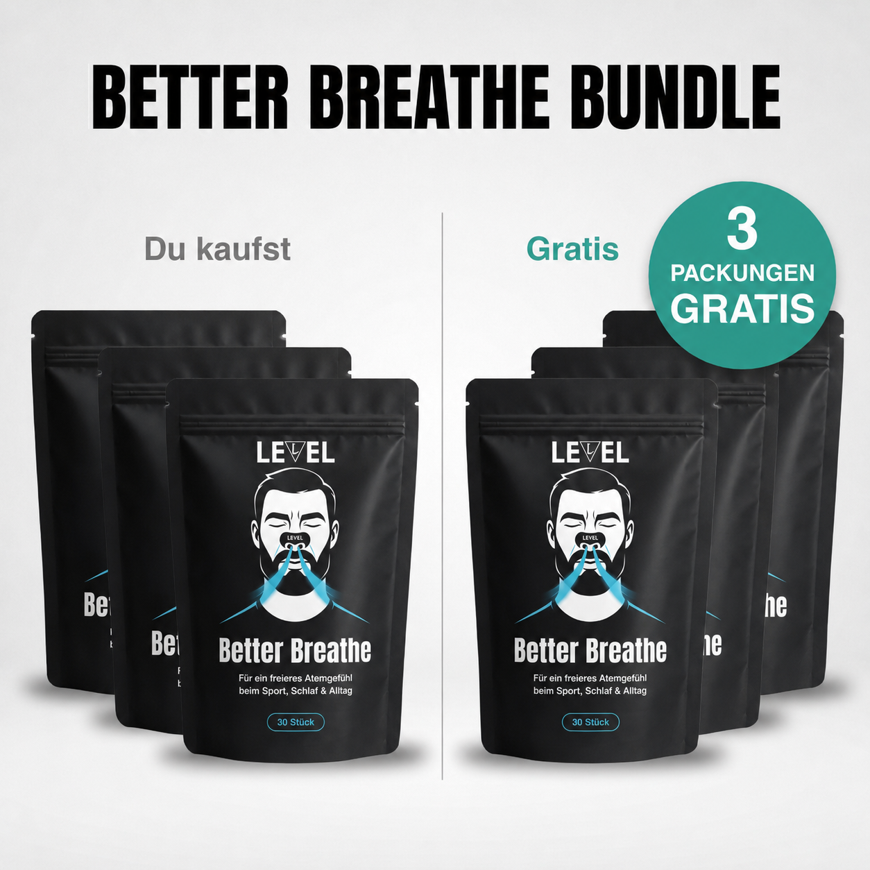 Better Breathe Nasenstrips mit SkinPro Klebeformel