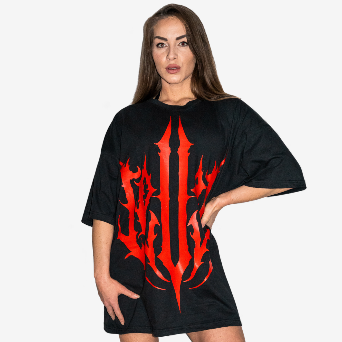 Limited Oversized Shirt "HELL IS EMPTY"