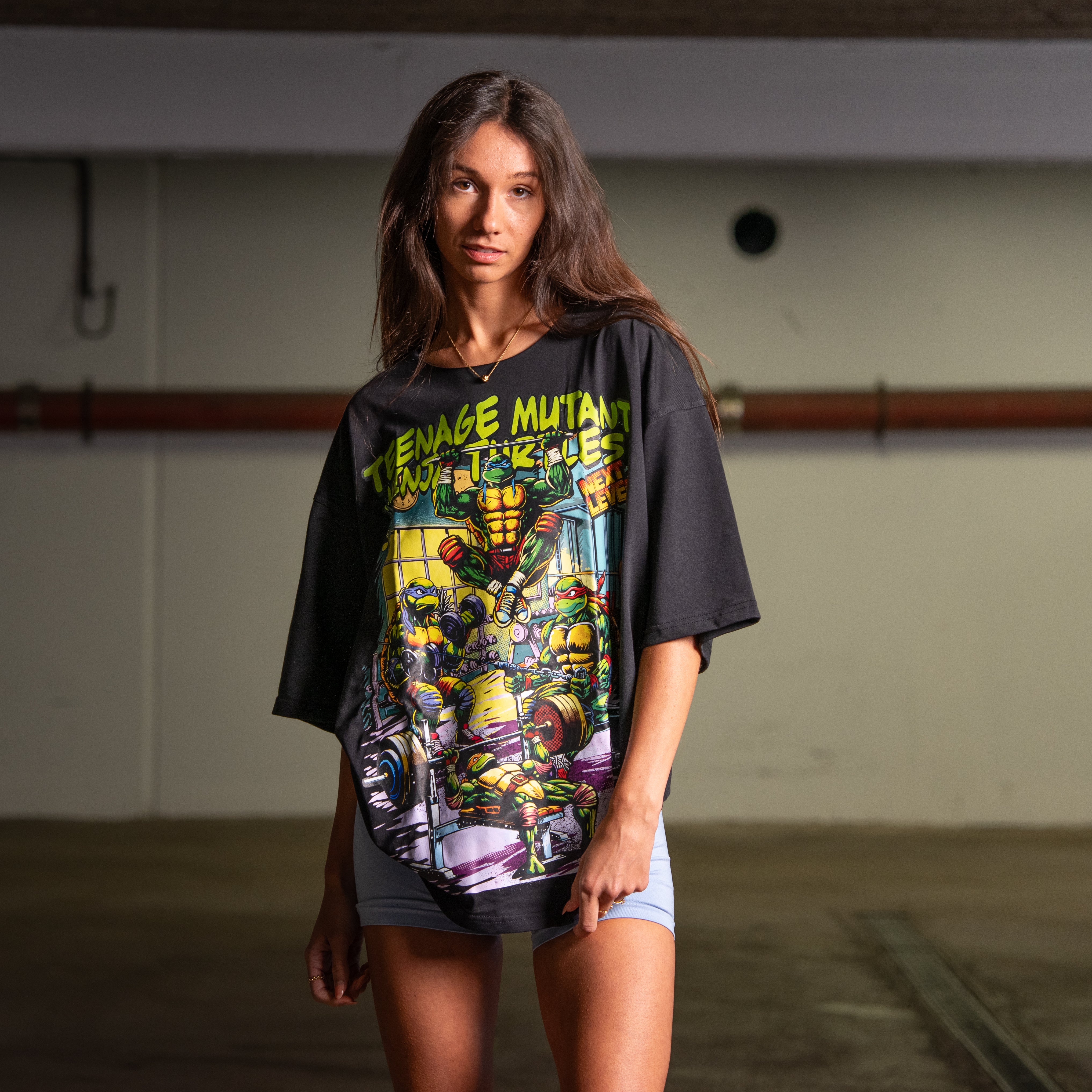 Limited Cut Out Oversized Turtle Shirt