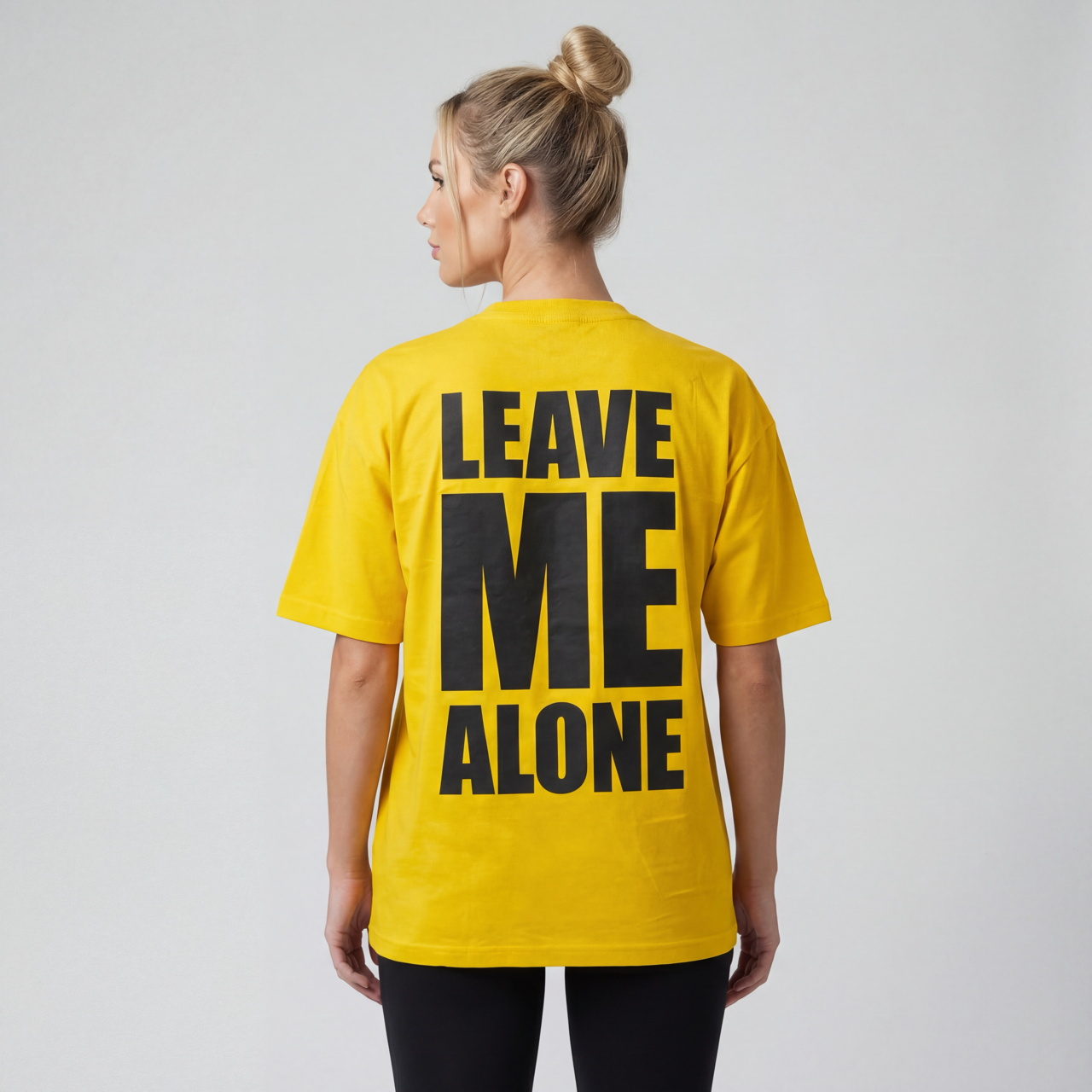 Oversized Shirt "LEAVE ME ALONE"