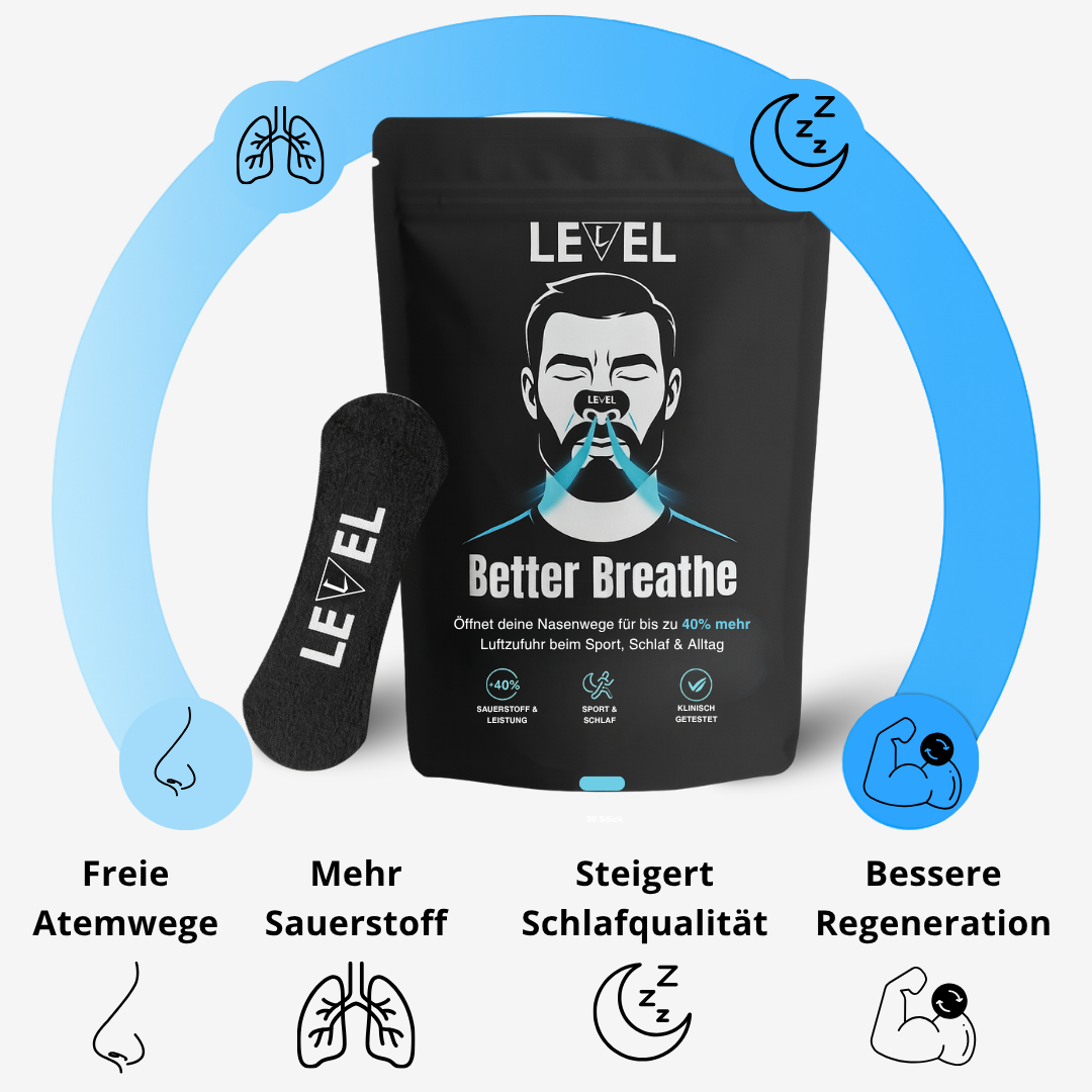 Better Breathe™ Nasenstrips mit 3D-Lift-Effekt