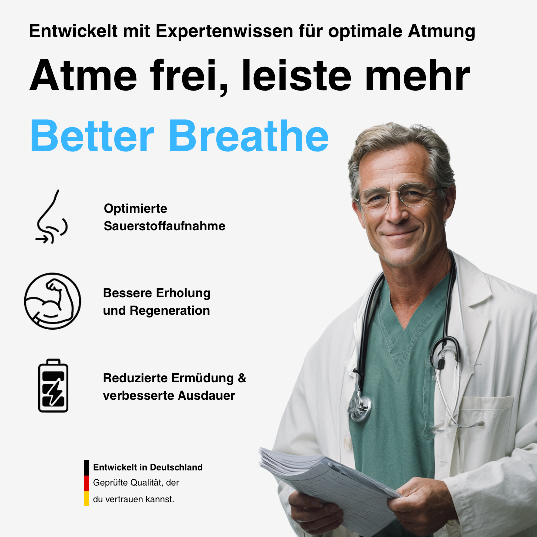 Better Breathe™ Nasenstrips mit 3D-Lift-Effekt