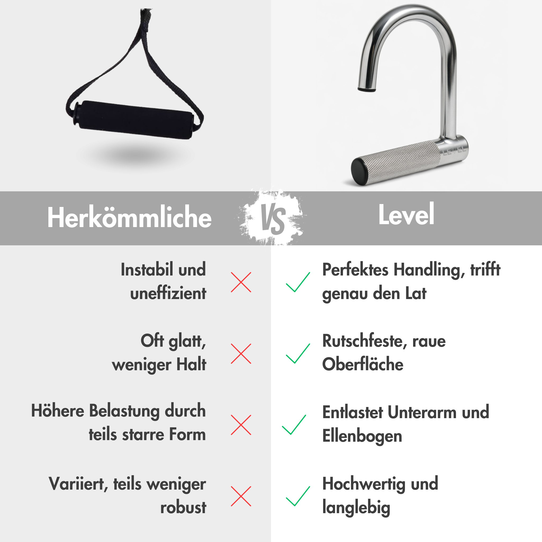 Level Hook® mit FlexGrip-Matrix™