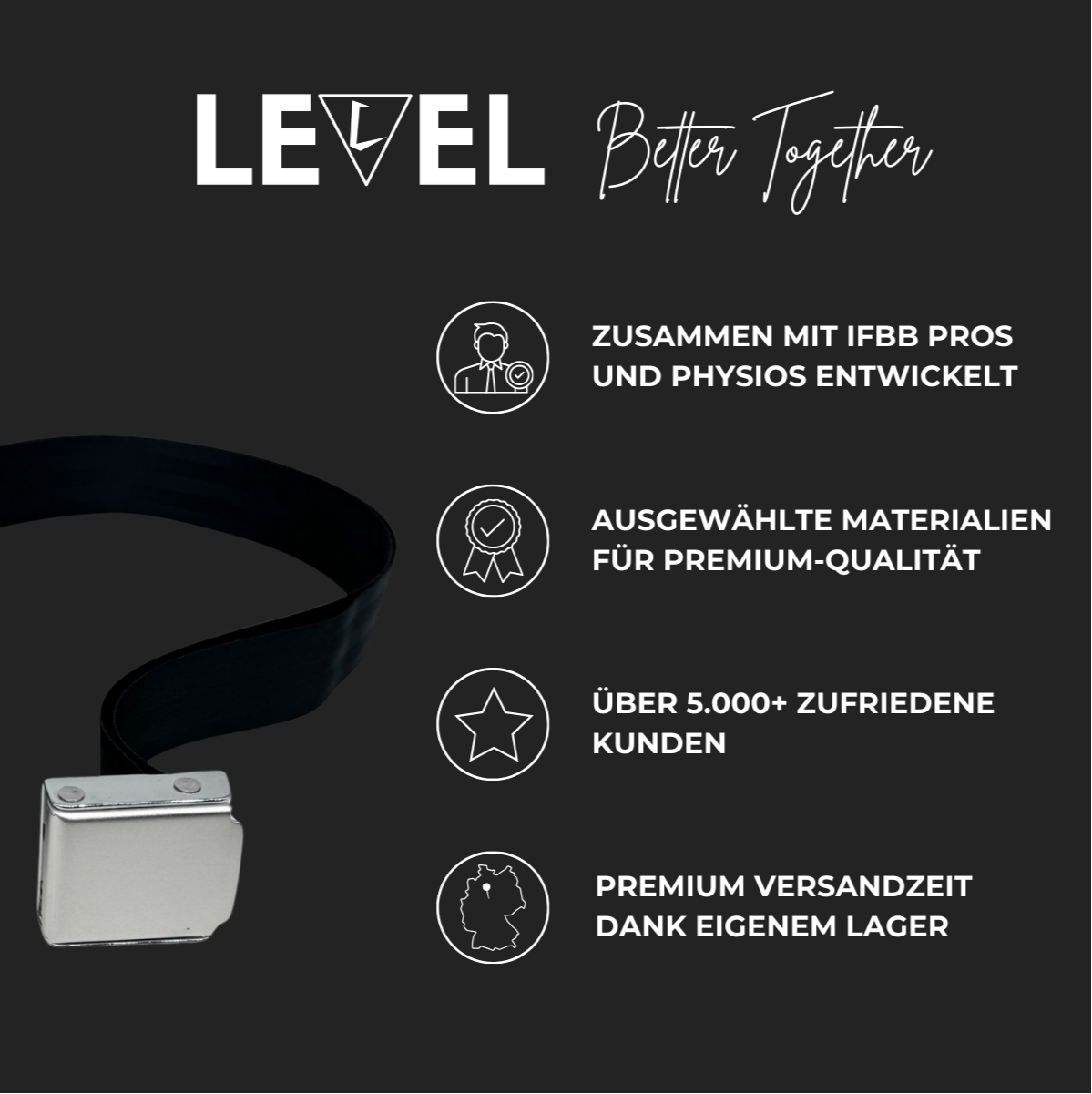 Level Gurt® mit UltraLock-Technologie™