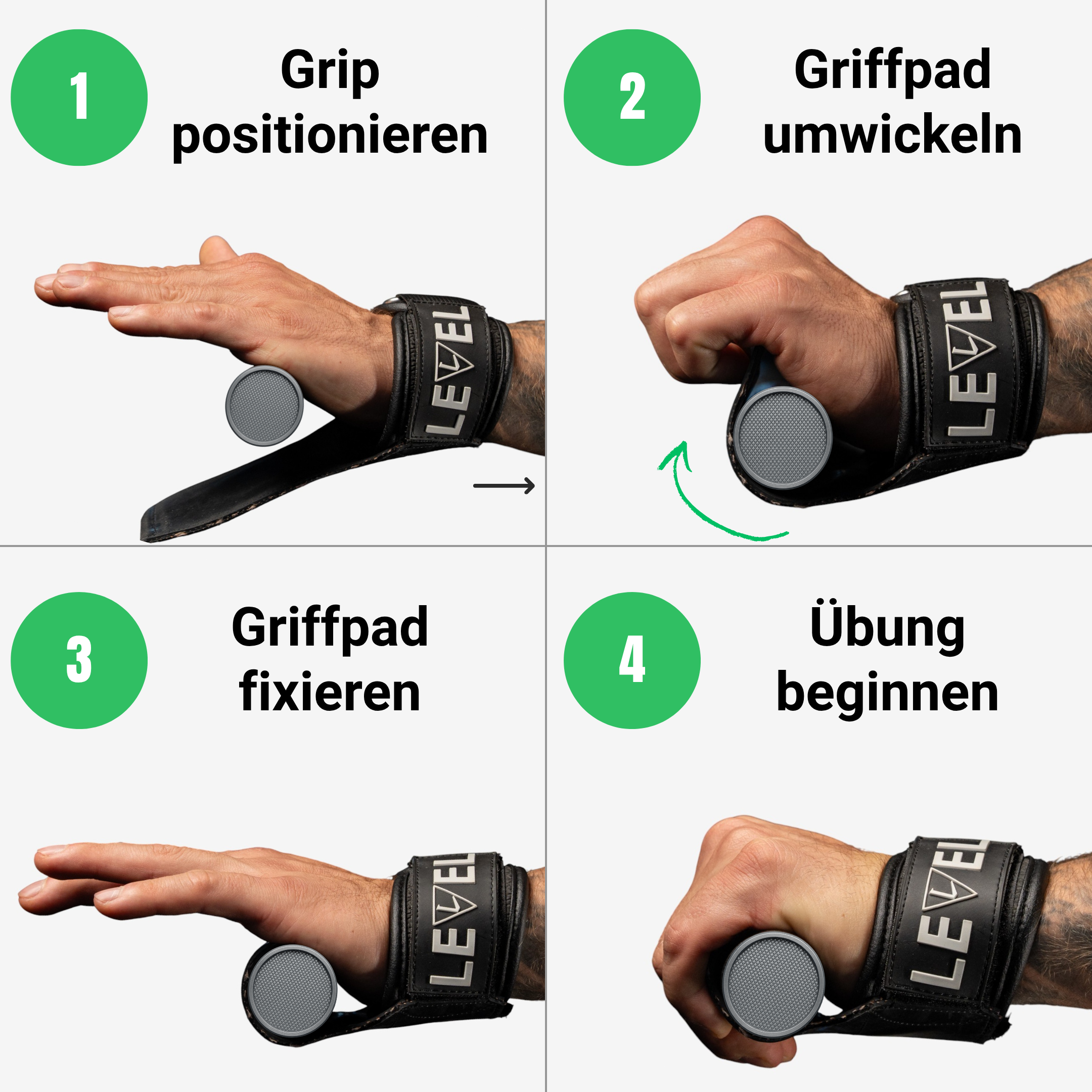 Power Grips mit Flex-Grip-Matrix