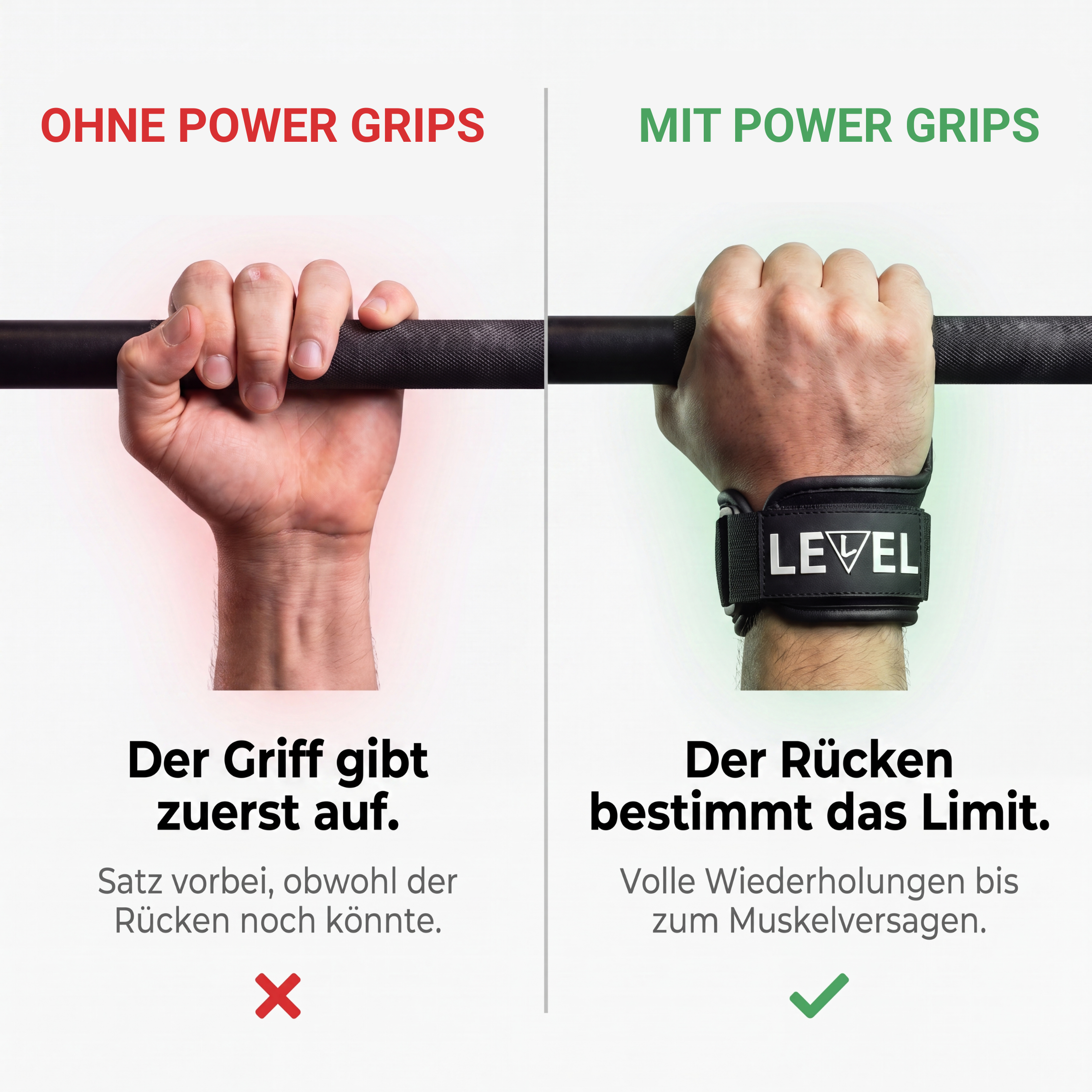 Power Grips mit Flex-Grip-Matrix