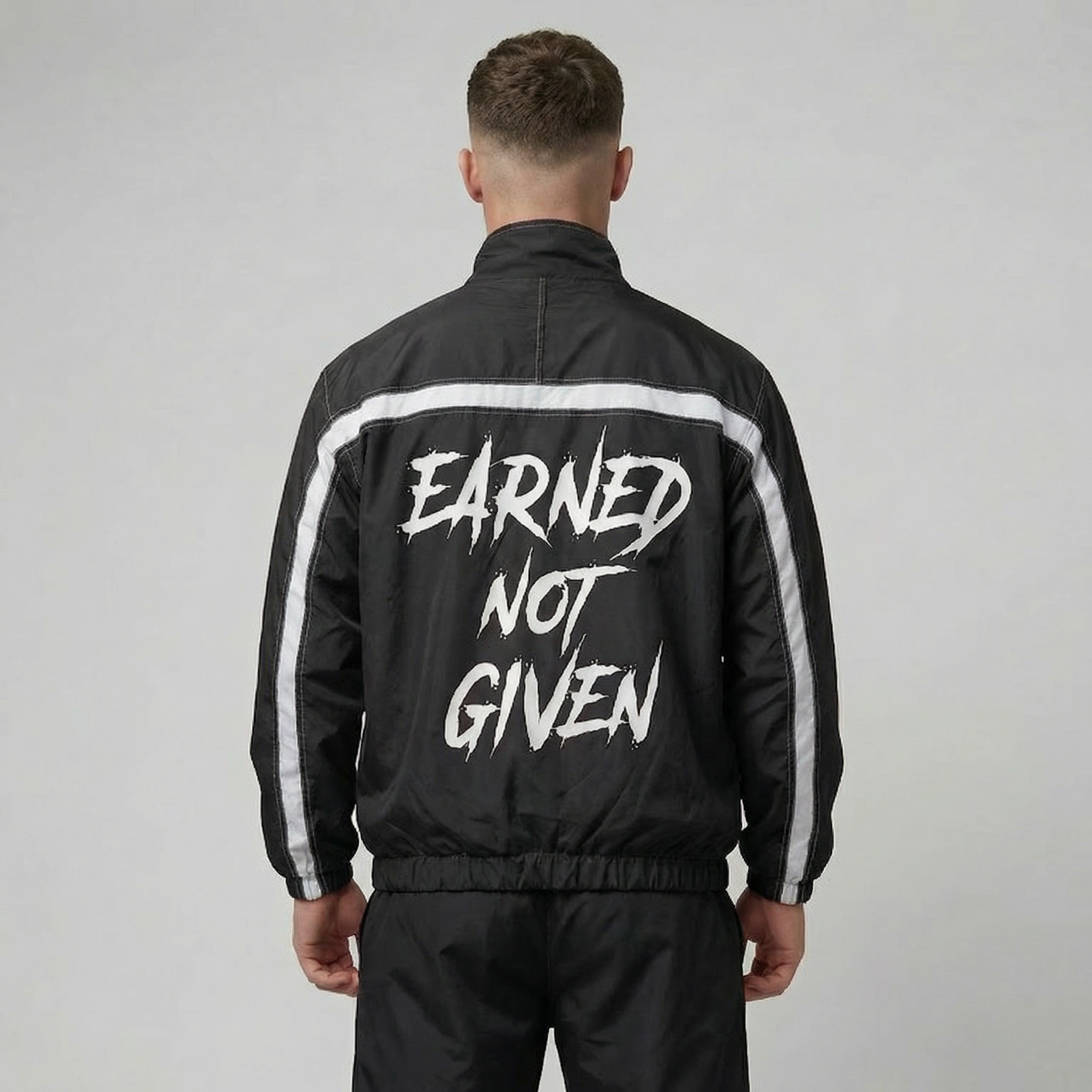 Zipjacke "Earned not given"
