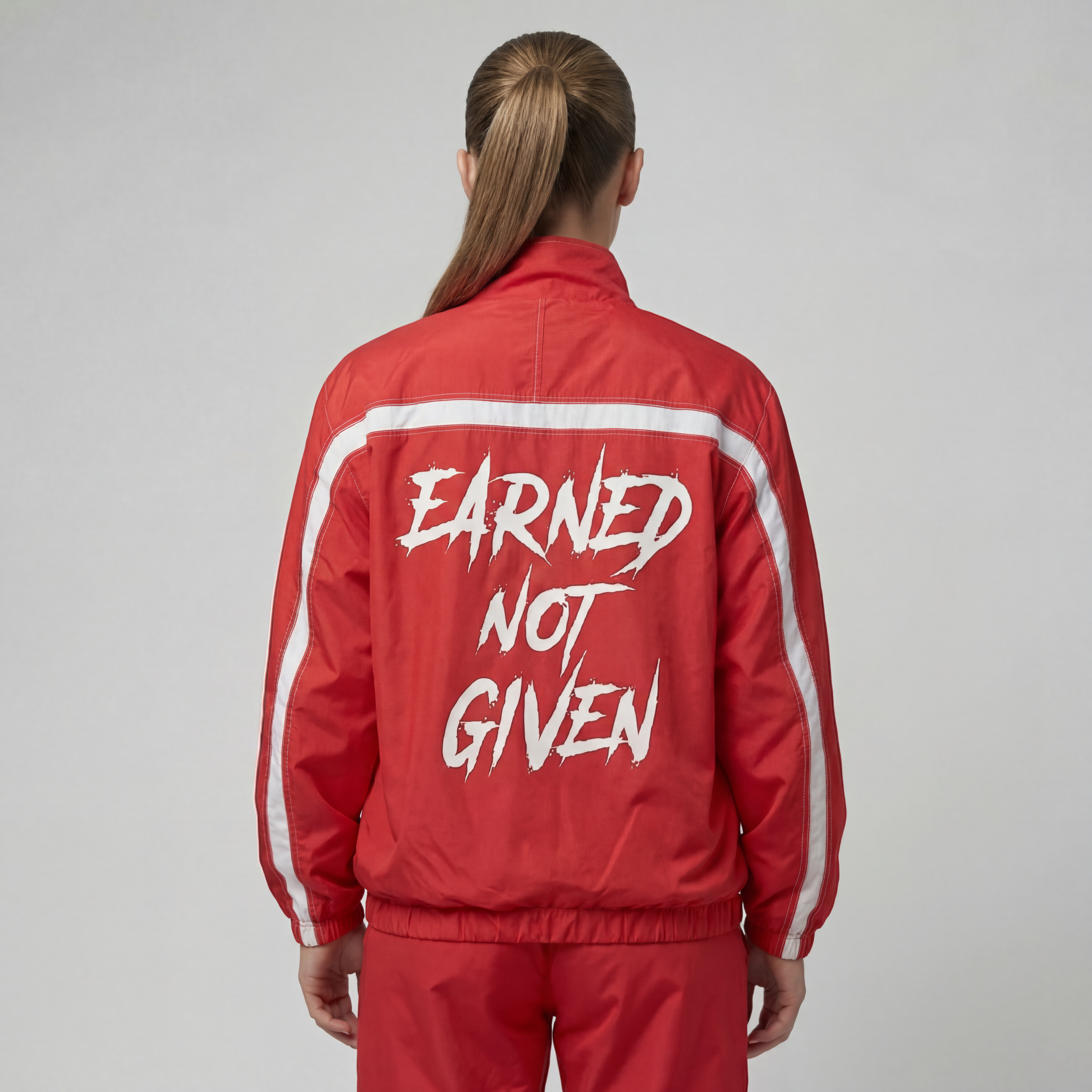 Zipjacke "Earned not given"