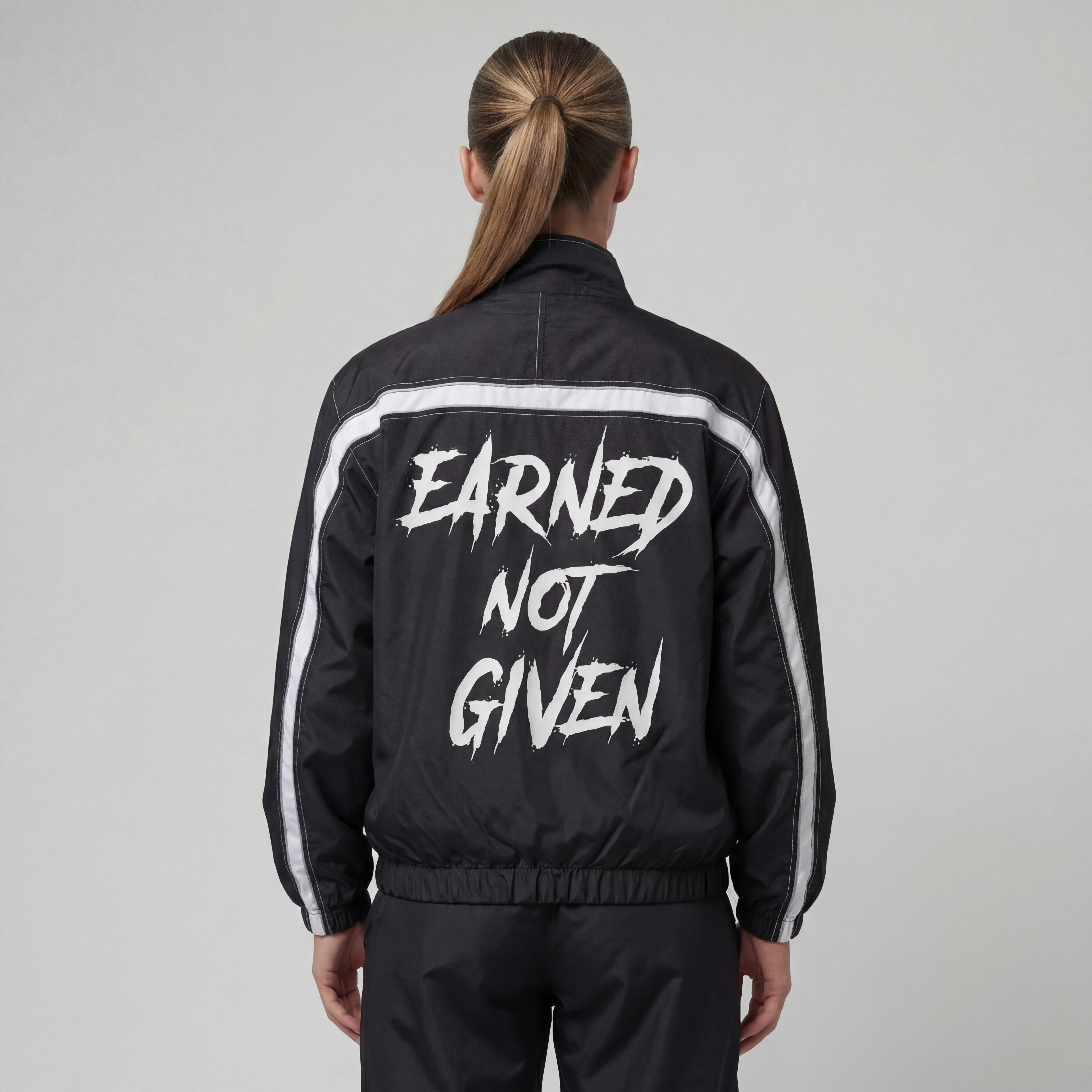 Zipjacke "Earned not given"