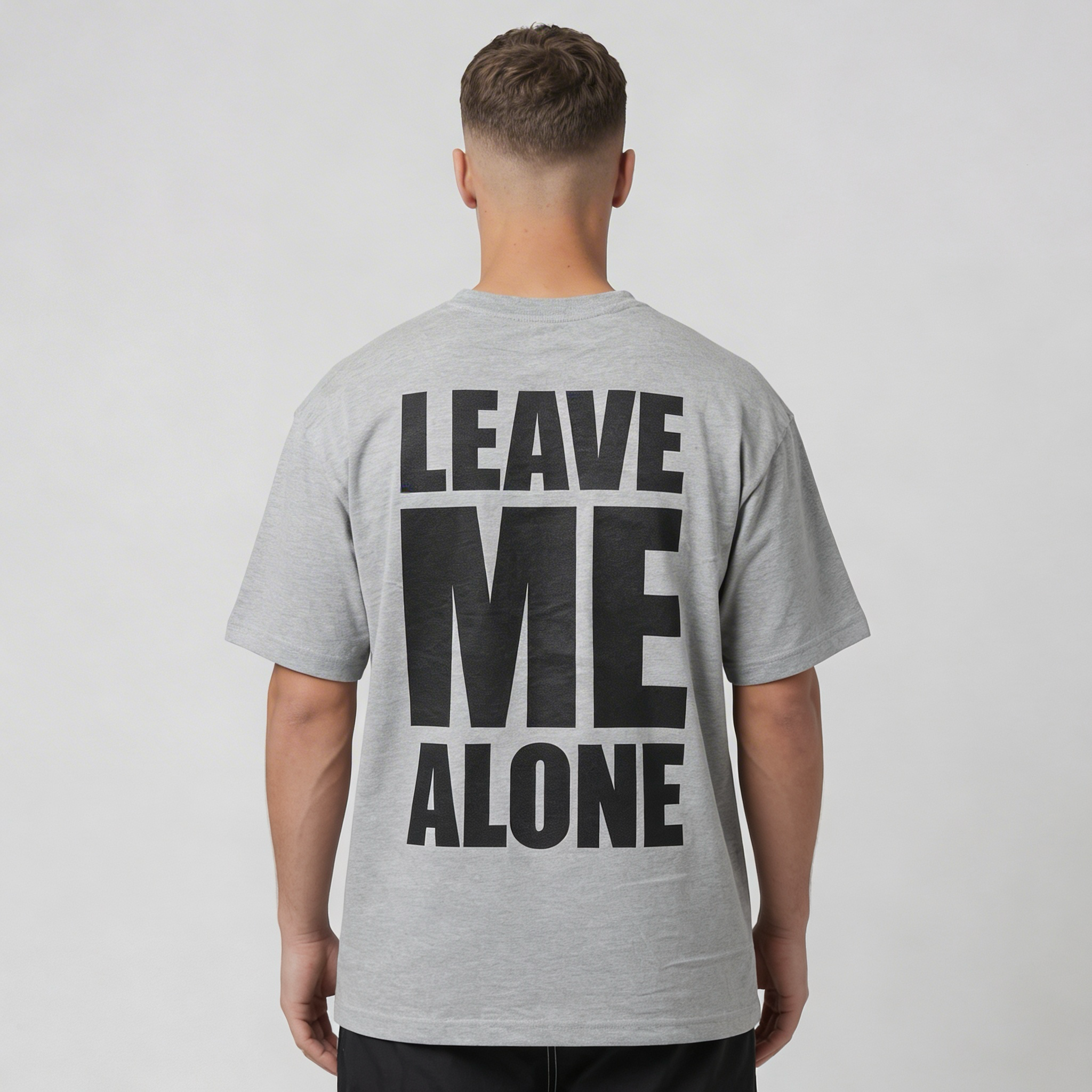 Oversized Shirt "LEAVE ME ALONE"