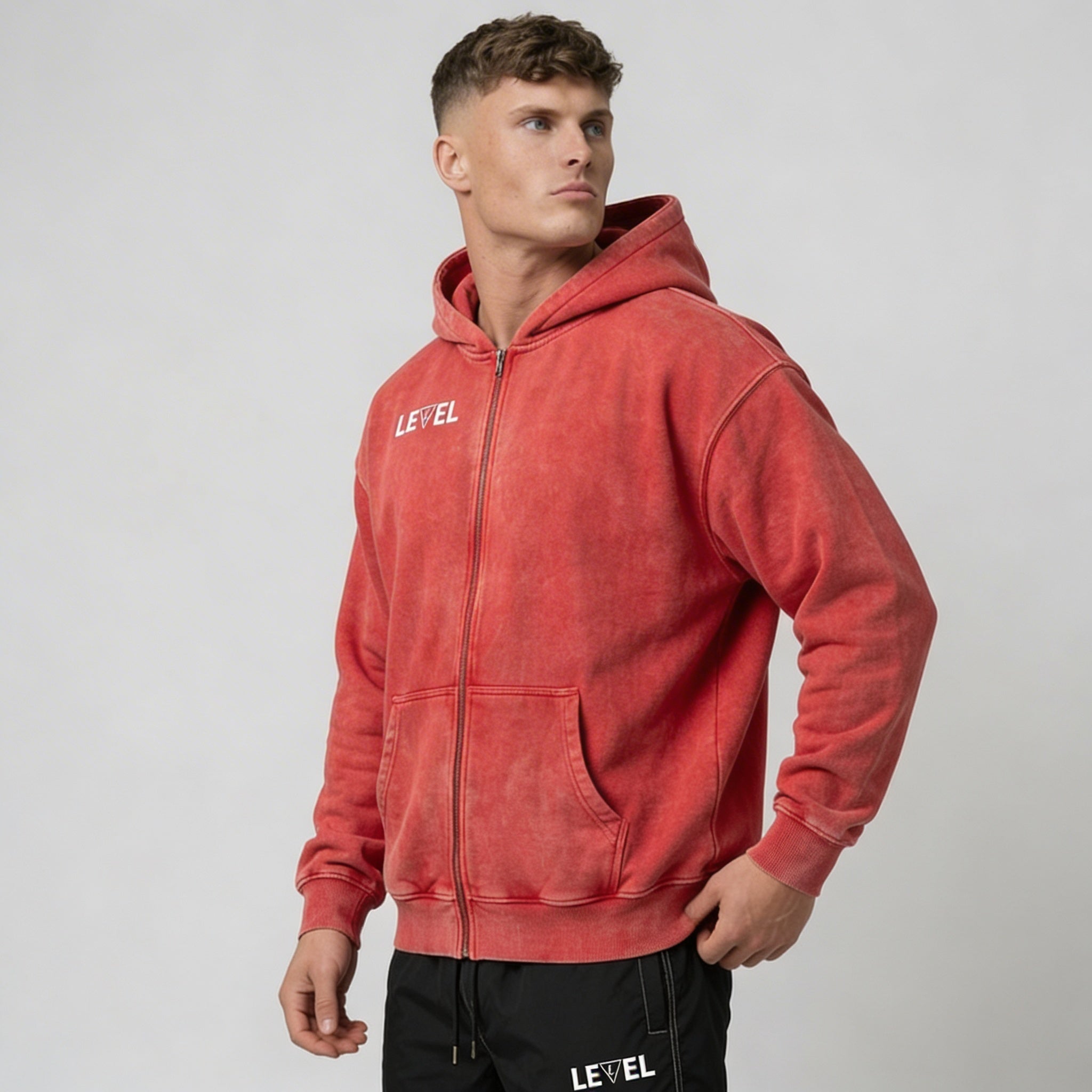 Heavy Washed Zipper