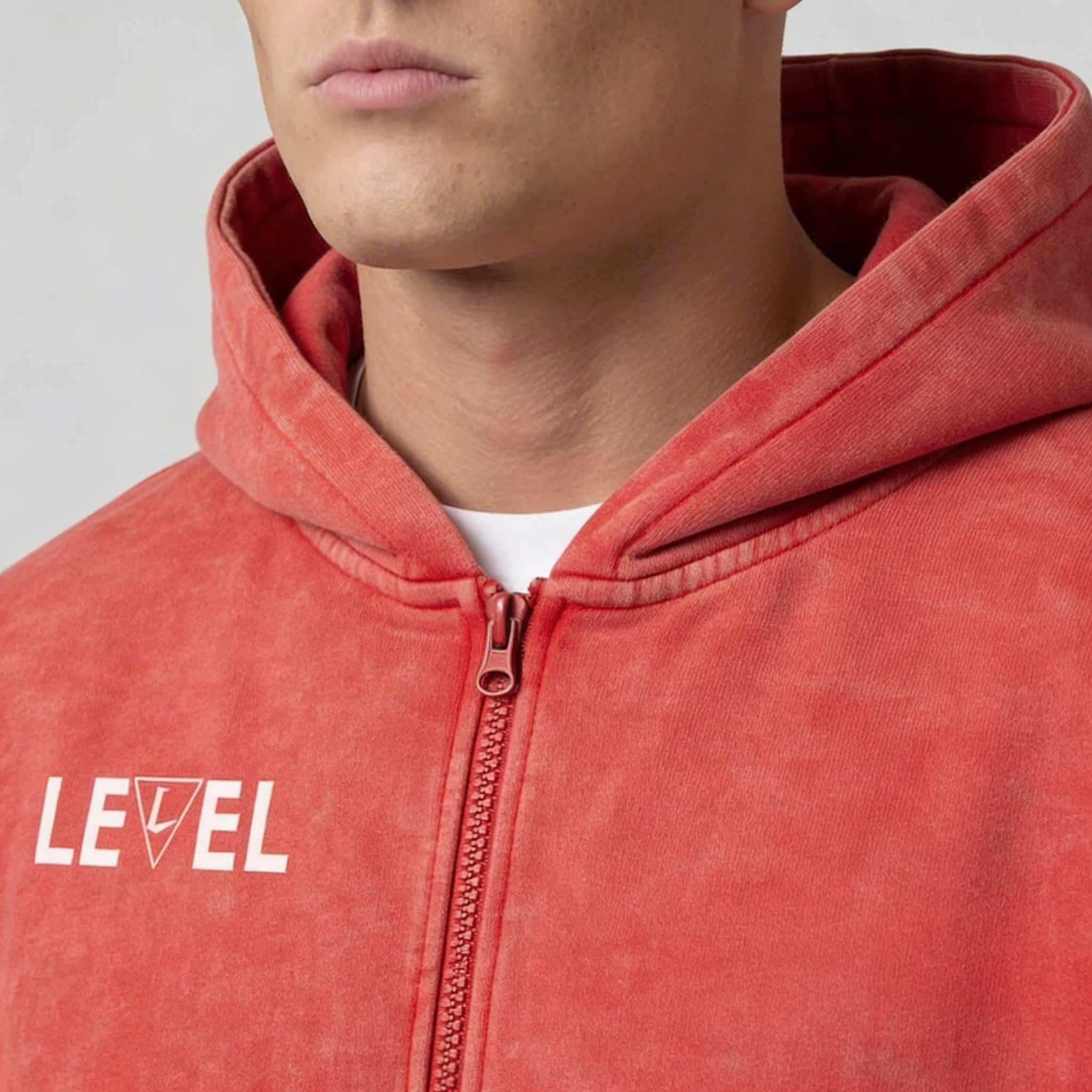Heavy Washed Zipper