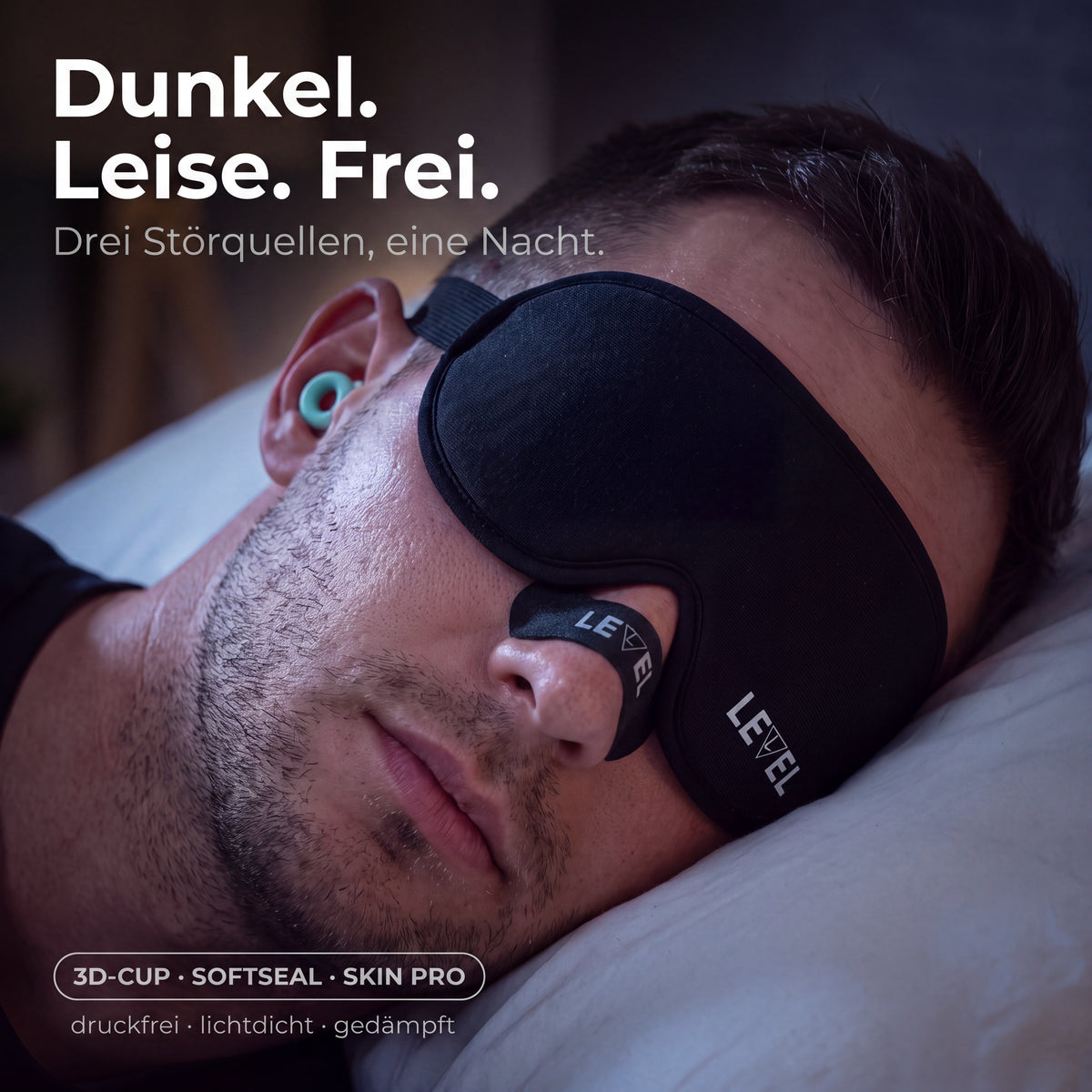 Better Sleep Set Pro — Nasenpflaster + Schlafmaske + Earplugs + 10€ Gutschein