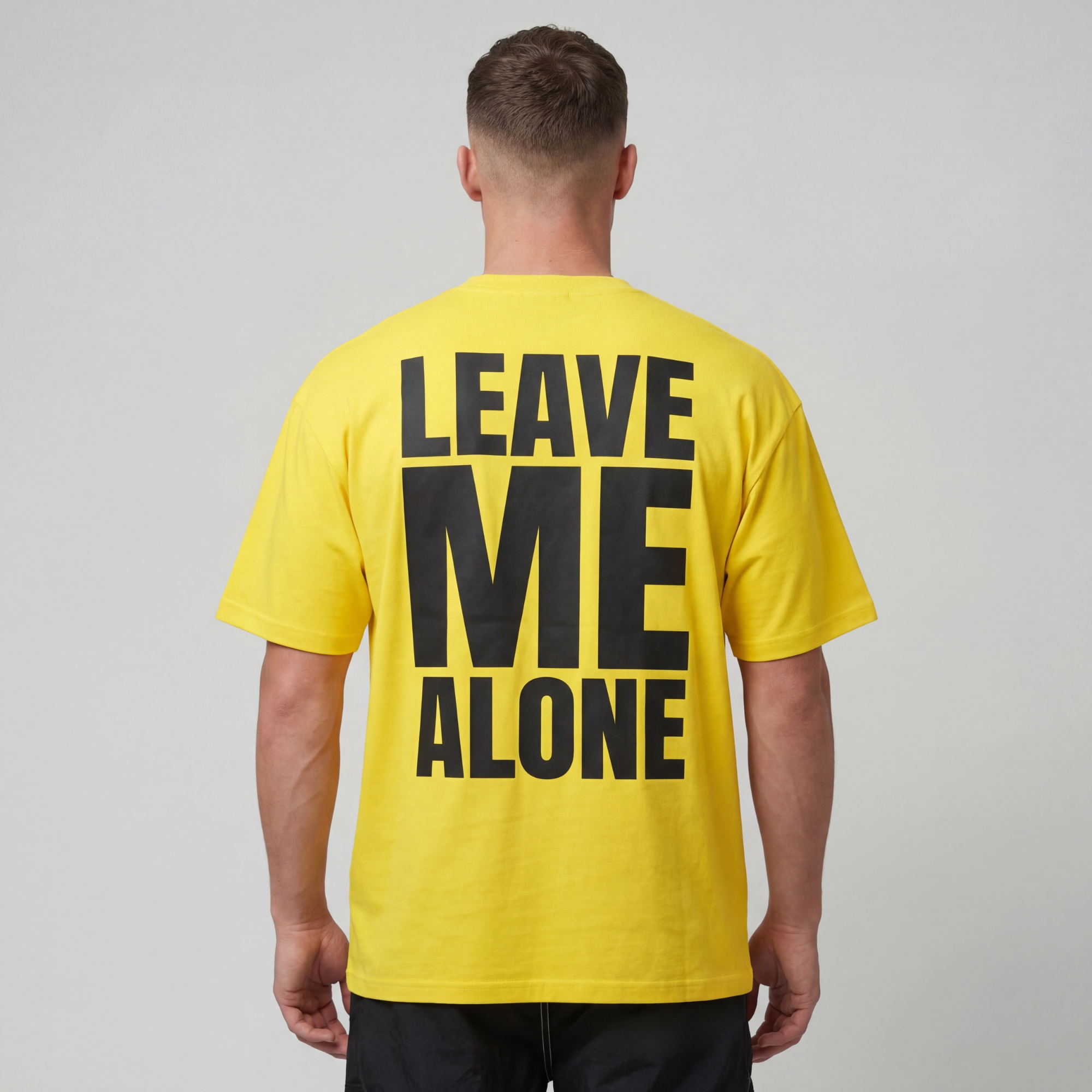 Oversized Shirt "LEAVE ME ALONE"