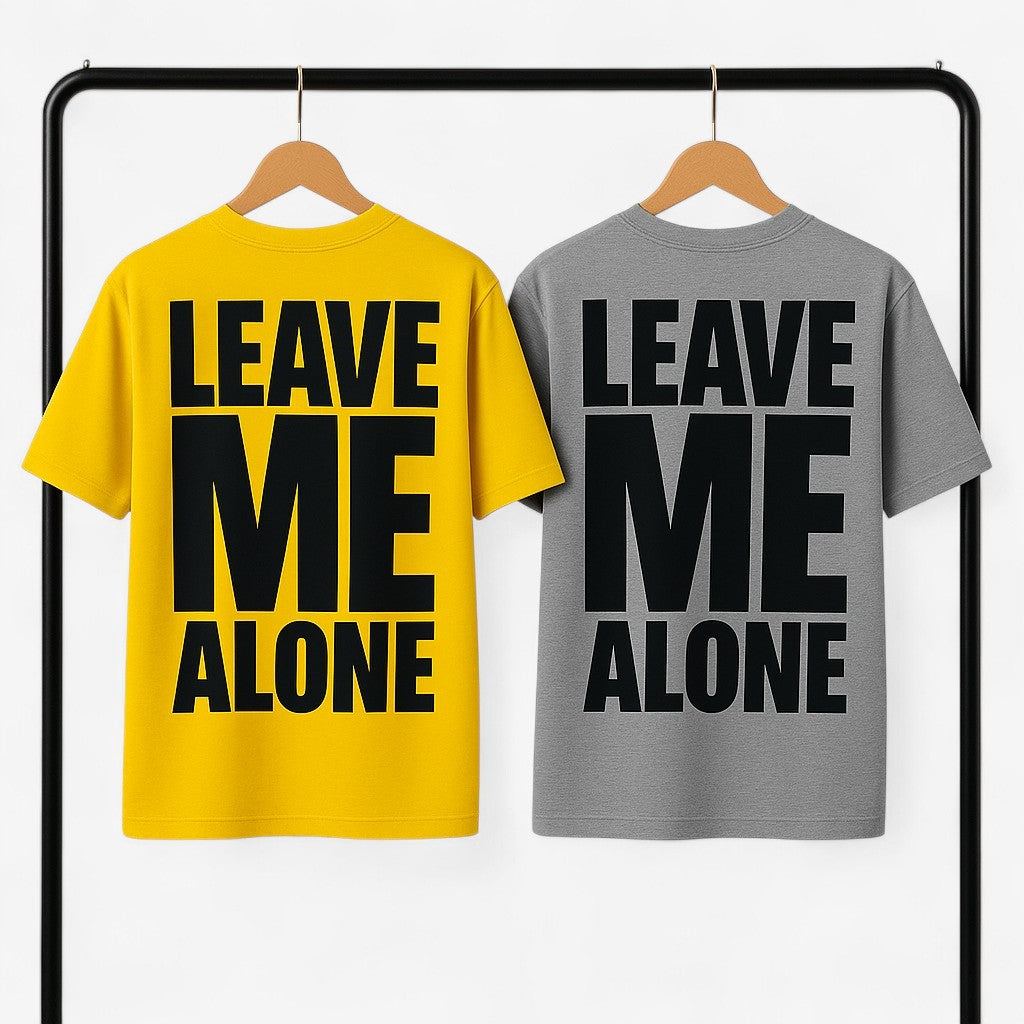 Limited Oversized Shirt "LEAVE ME ALONE"
